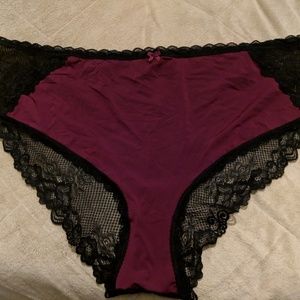 Torris lace back hipster panties plus size